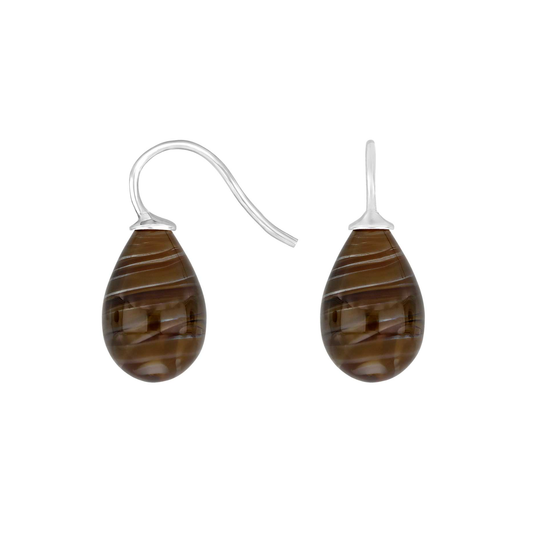 Heide Heinzendorff Ohrringe Quarz Glas 83