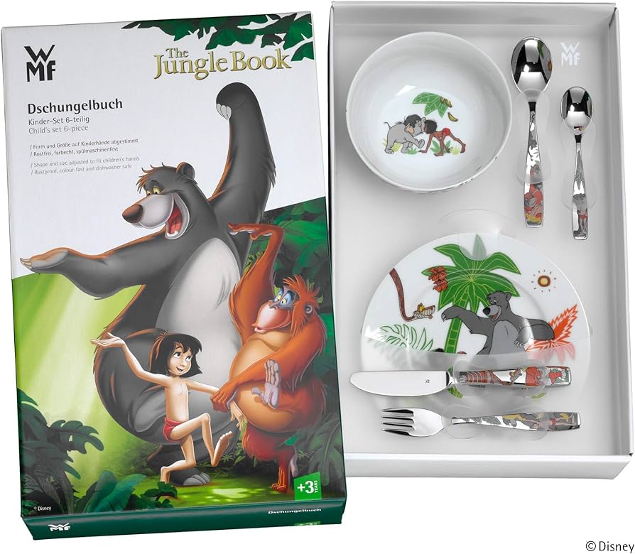 WMF Rostfreies Kinderbesteck Stahl Dschungelbuch